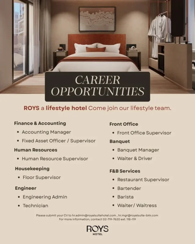 Various Position Roys Hotel