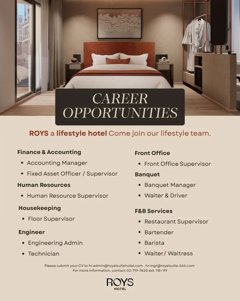 Various Position Roys Hotel