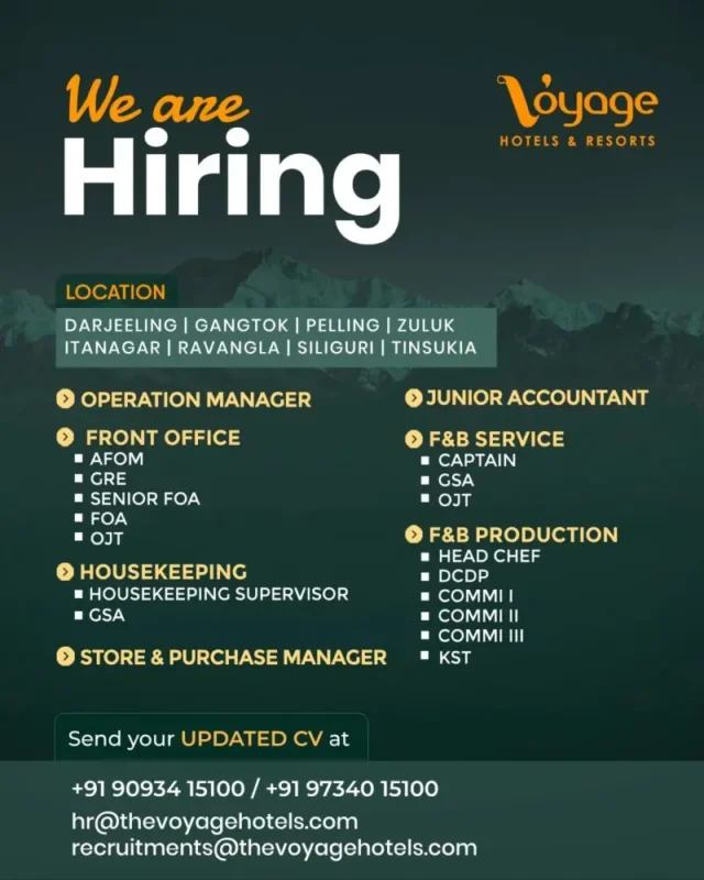 Various Position Voyage Indian