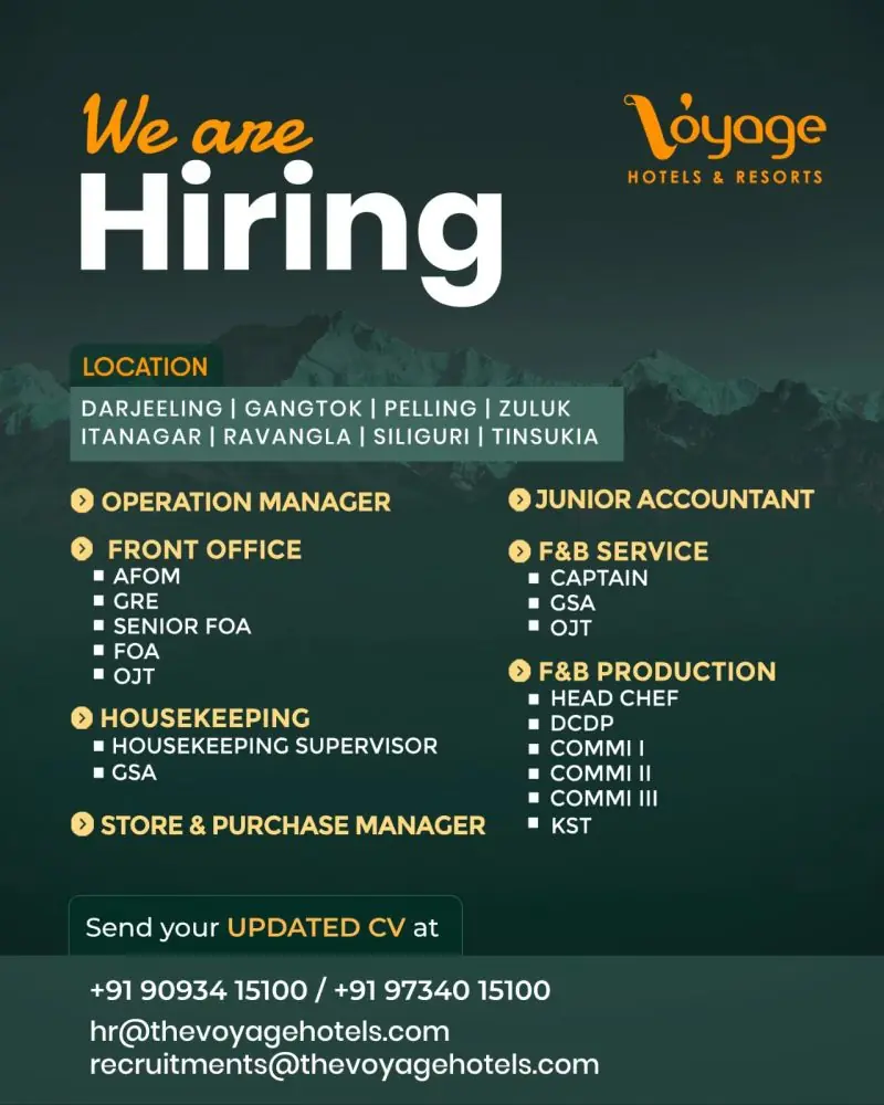 Various Position Voyage Indian