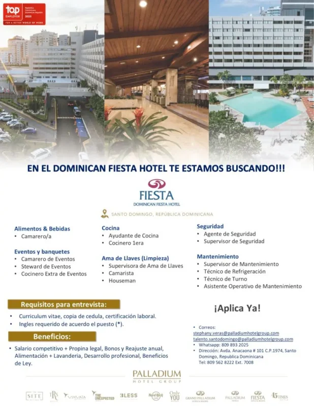 Various Position Fiesta Dominican