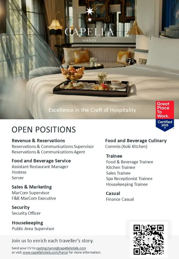 Various Position Capella Hanoi