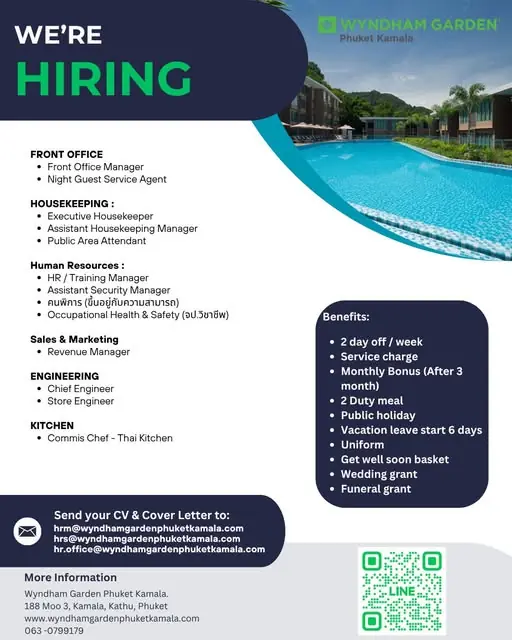 Various Position Wyndham Phuket