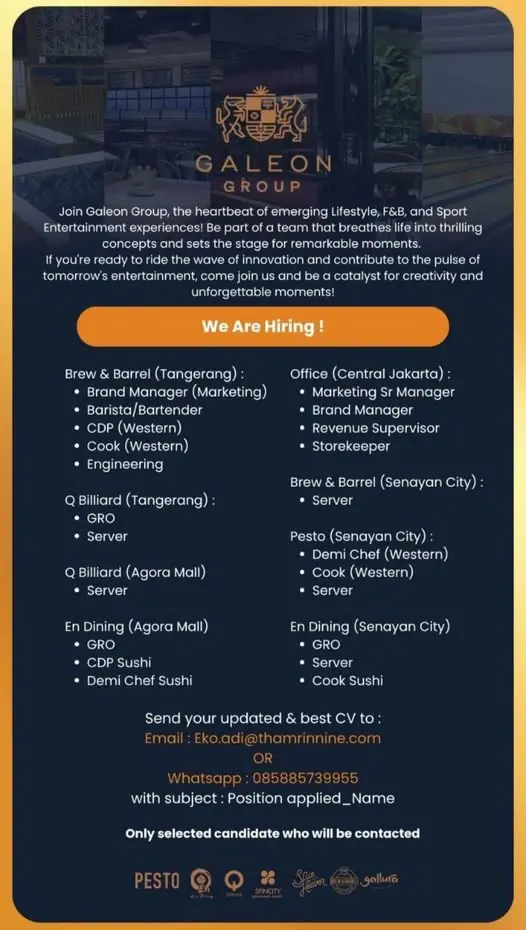 Various Position Galeon