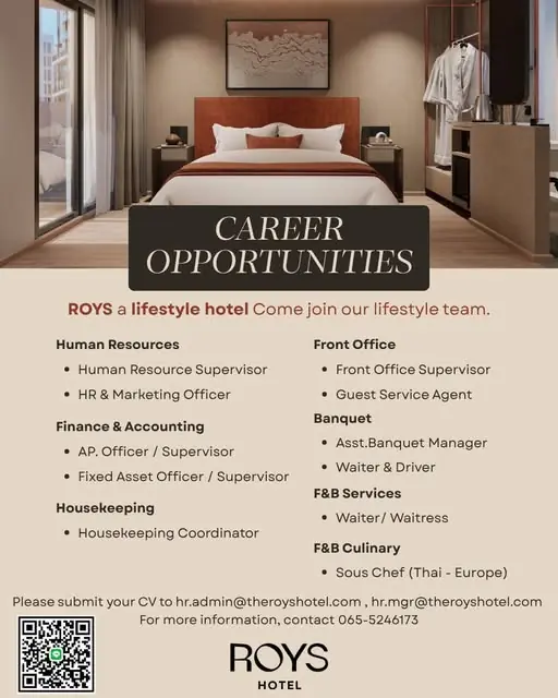 Various Position Roys Hotel