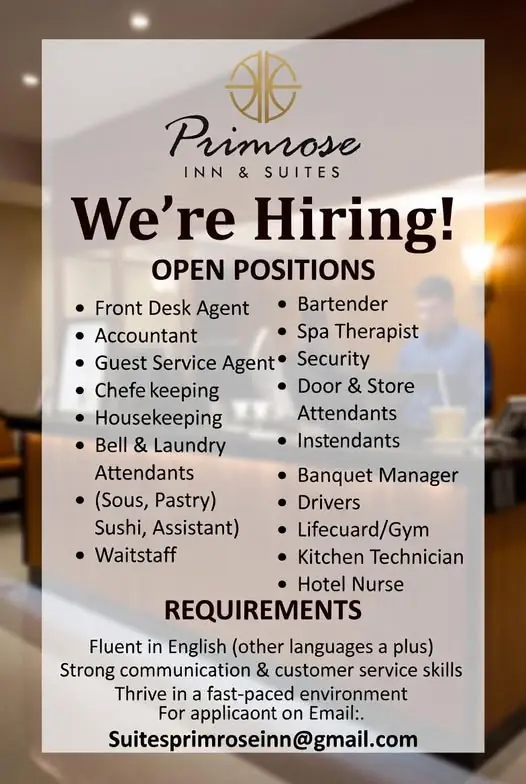 Various Position Primerose Inn