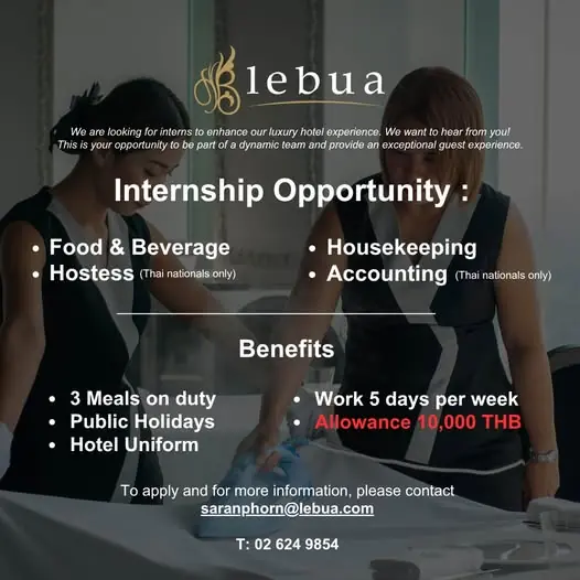 Internship Lebua Bkk