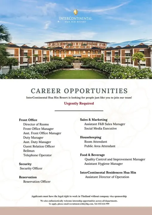 Various Position IC Hua Hin