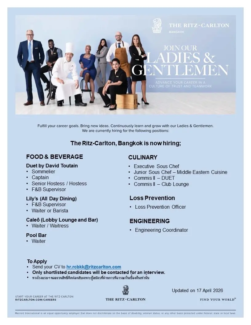 Various Position Ritz BKK 1