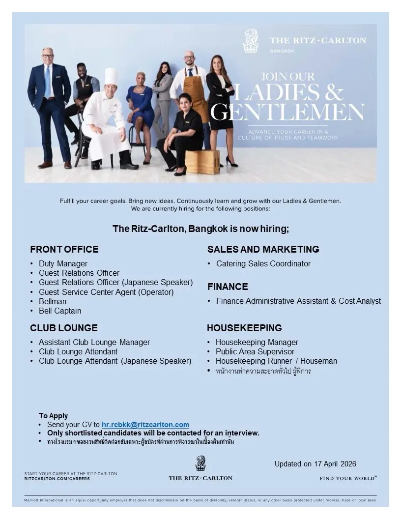 Various Position Ritz Bkk 2