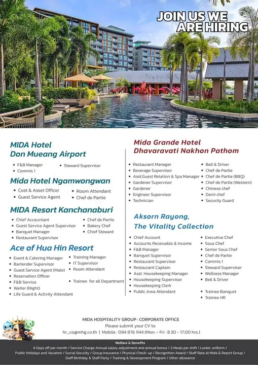 Various Position Mida Thai