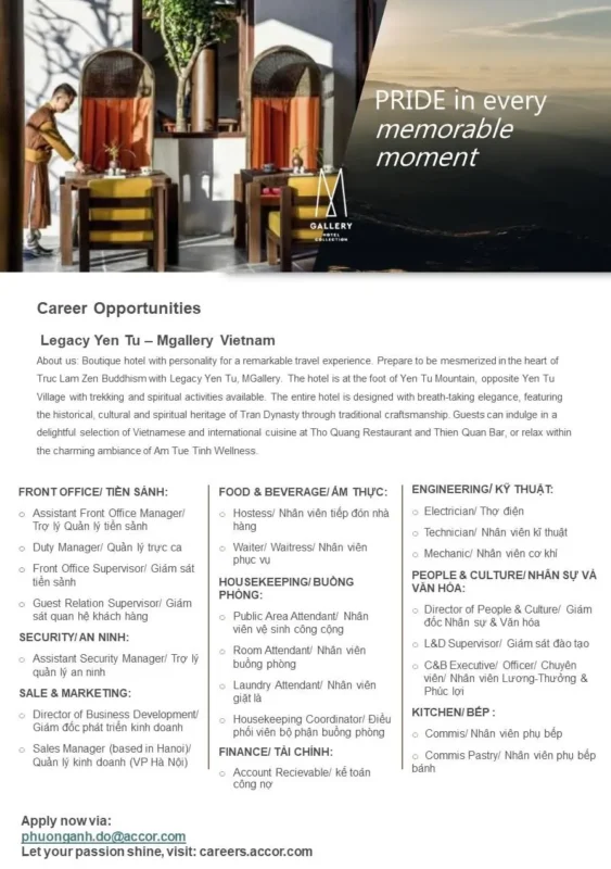 Various Position Legacy Vietnam