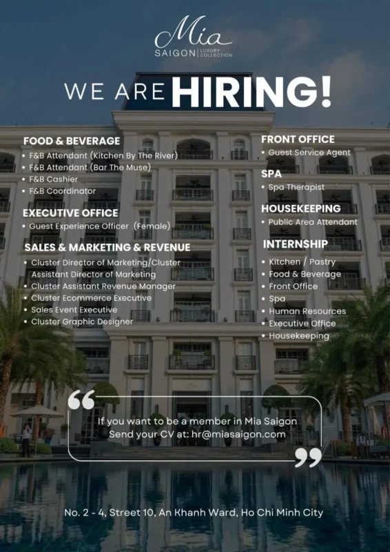 Various Position Mia Saigon