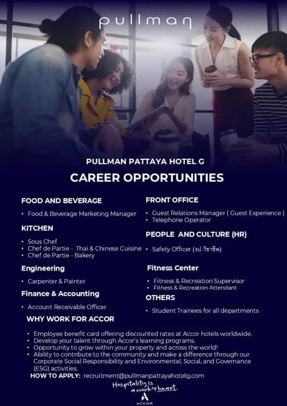 Various Position Pullman Pattaya