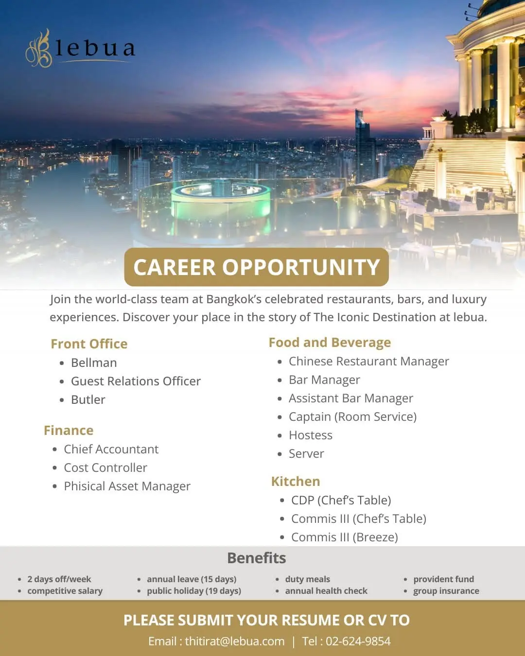 Various Position Lebua Bkk