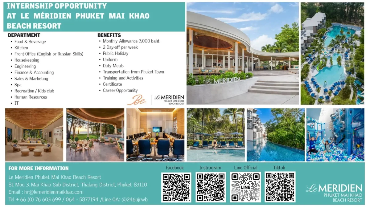 Internship Meridien Phuket