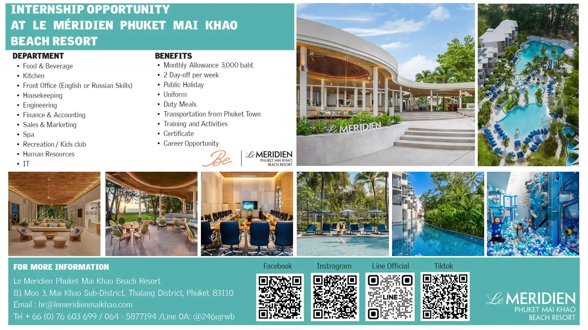 Internship Meridien Phuket