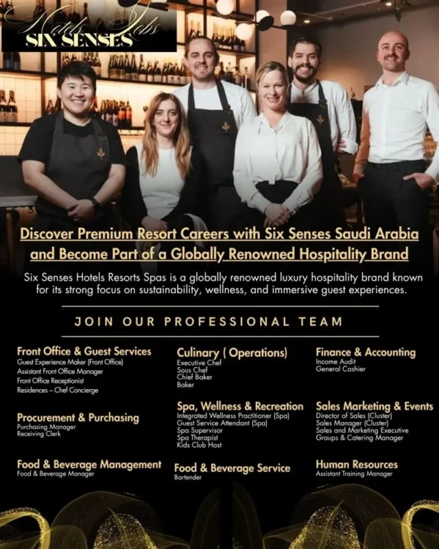 Various Position Six Senses Saudi