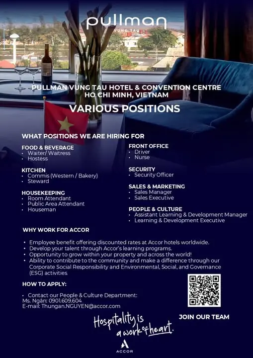 Various Position Pullman Vung Tau