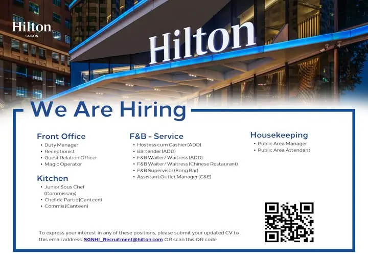 Various Position Hilton Saigon