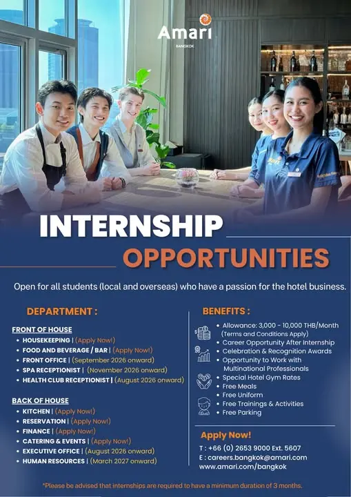 Internship Amari Bkk