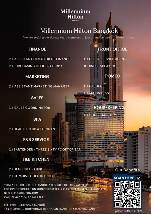 Various Position Millenium Bkk