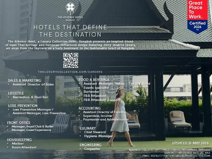Various Position The Athenee Bkk