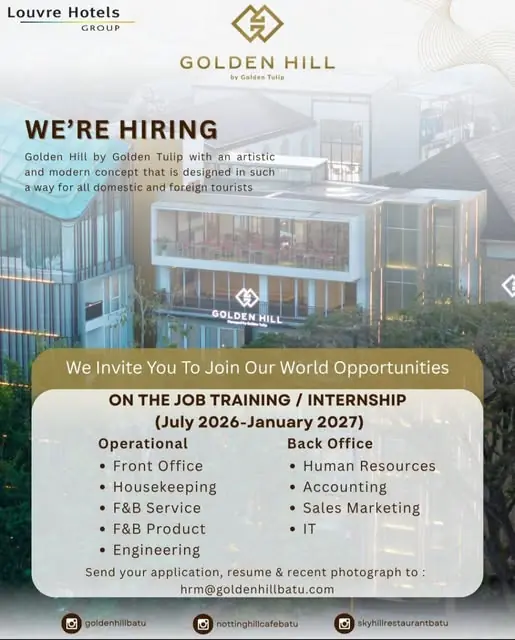 Internship Golden Hill Batu