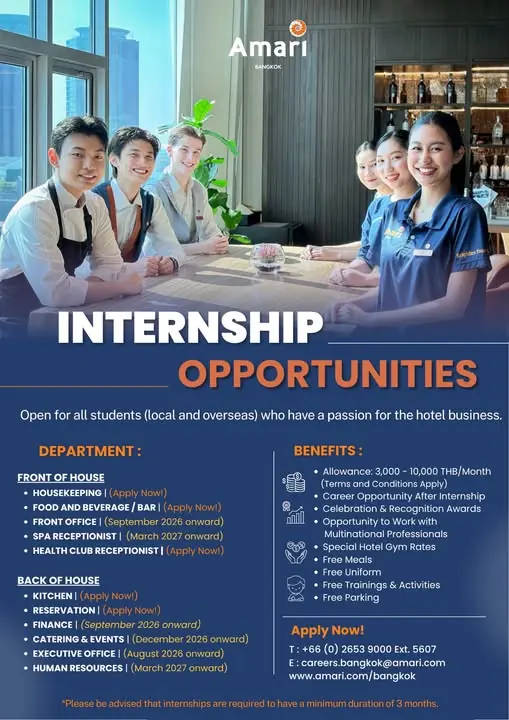 Internship Amari Bkk
