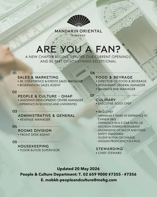 Various Position Mandarin BKK