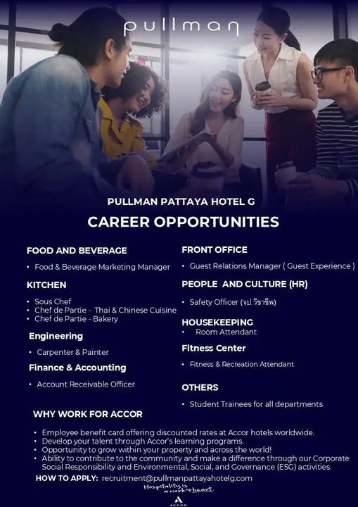 Various Position Pullman Pattaya
