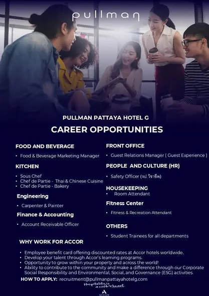 Various Position Pullman Pattaya