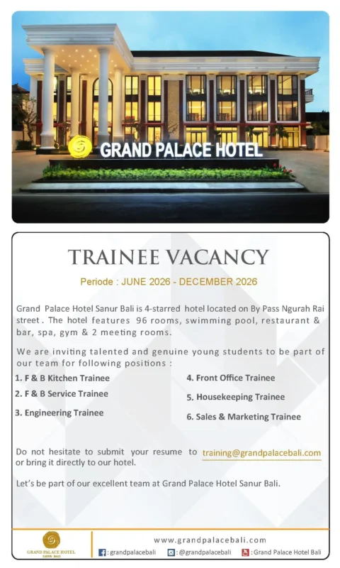 Internship Grand Palace