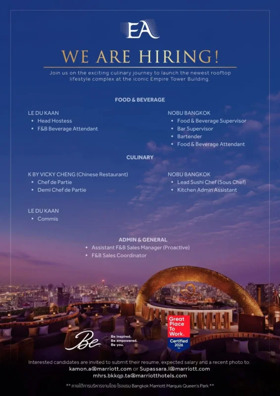 Various Position Marriott BKK 1