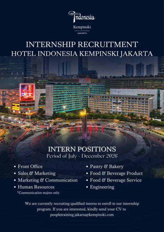 Internship Kempinski Jakarta