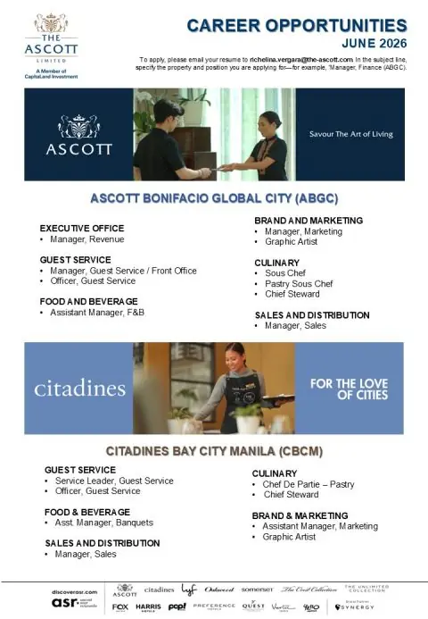 Various Position The Ascott Phil