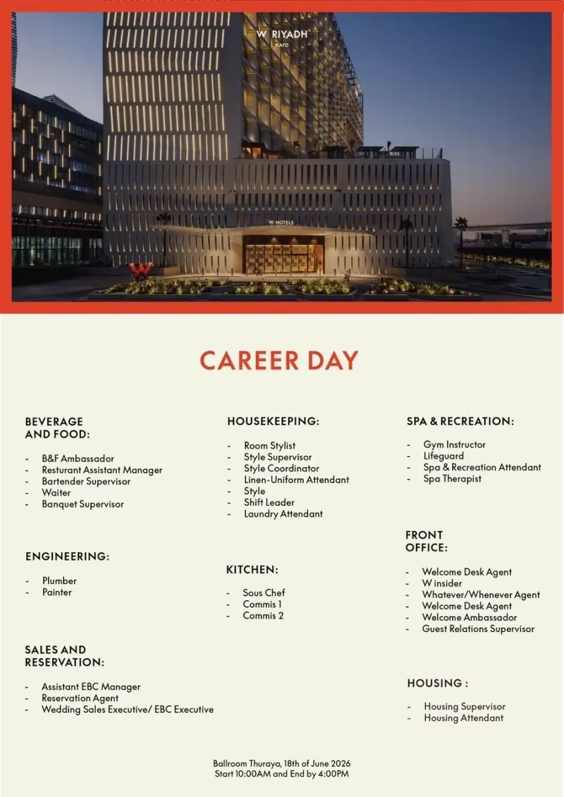 Various Position W Riyadh