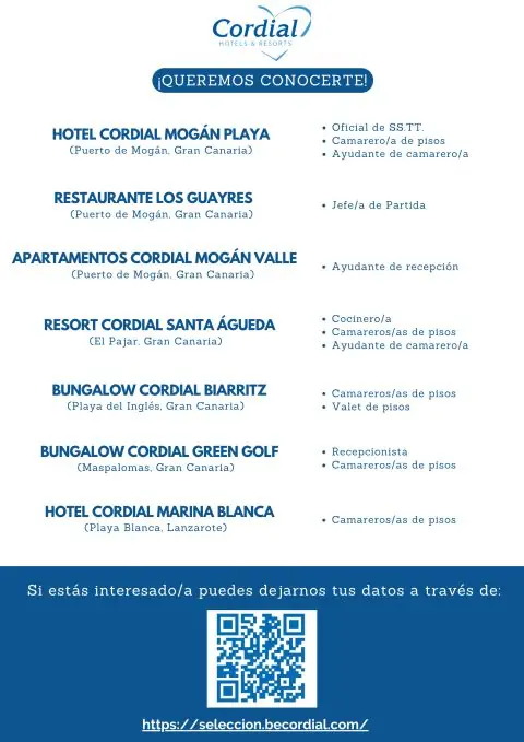 Various Position Cordial Spain