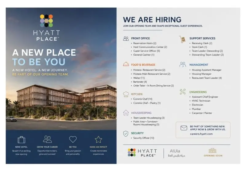 Various Position Hyatt Alula