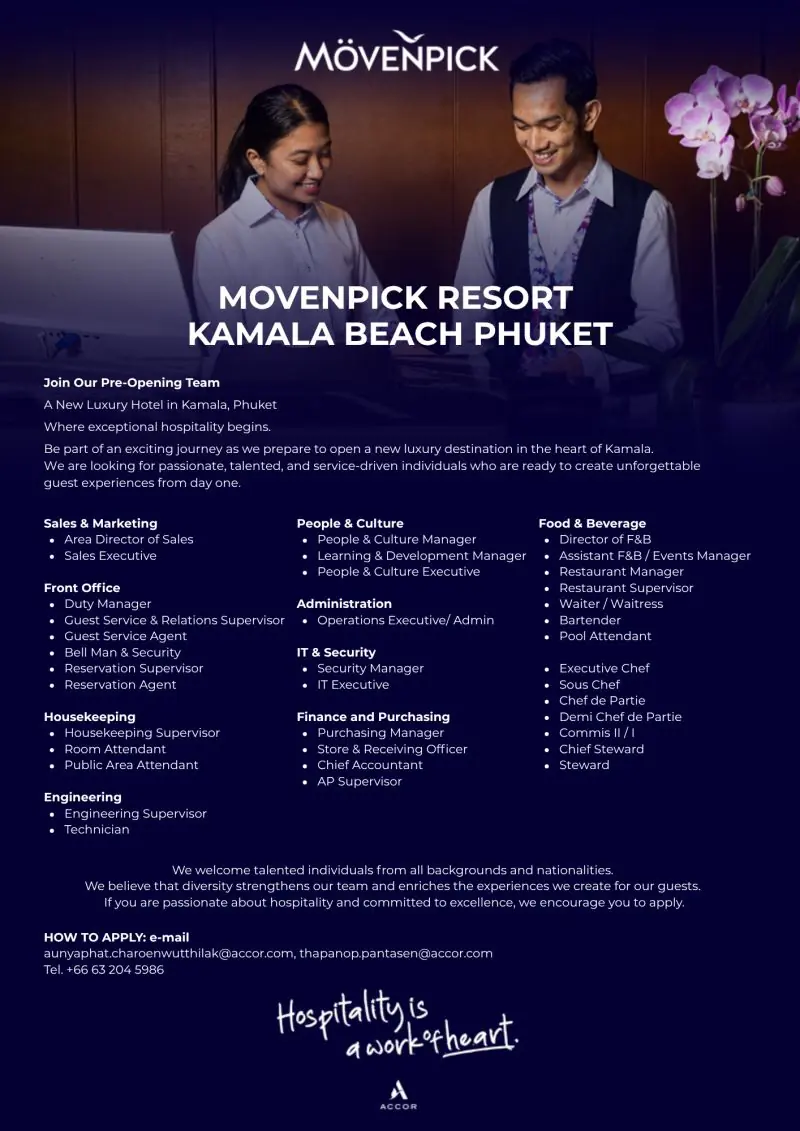 Various Position Movenpick Phuket