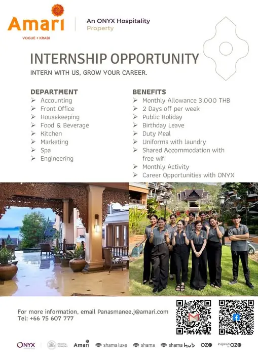 Internship Amari Krabi