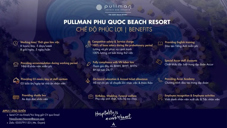 Various Position Pullman Phu Quoc