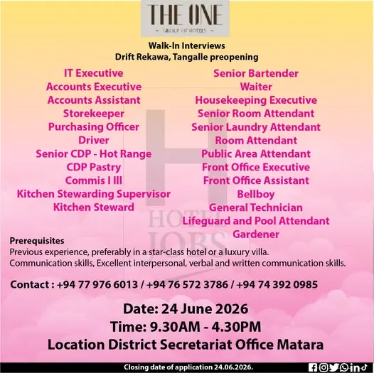 Jobs Fair Tangalle The One