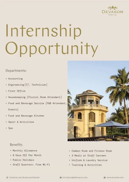 Internship Devasom Thai