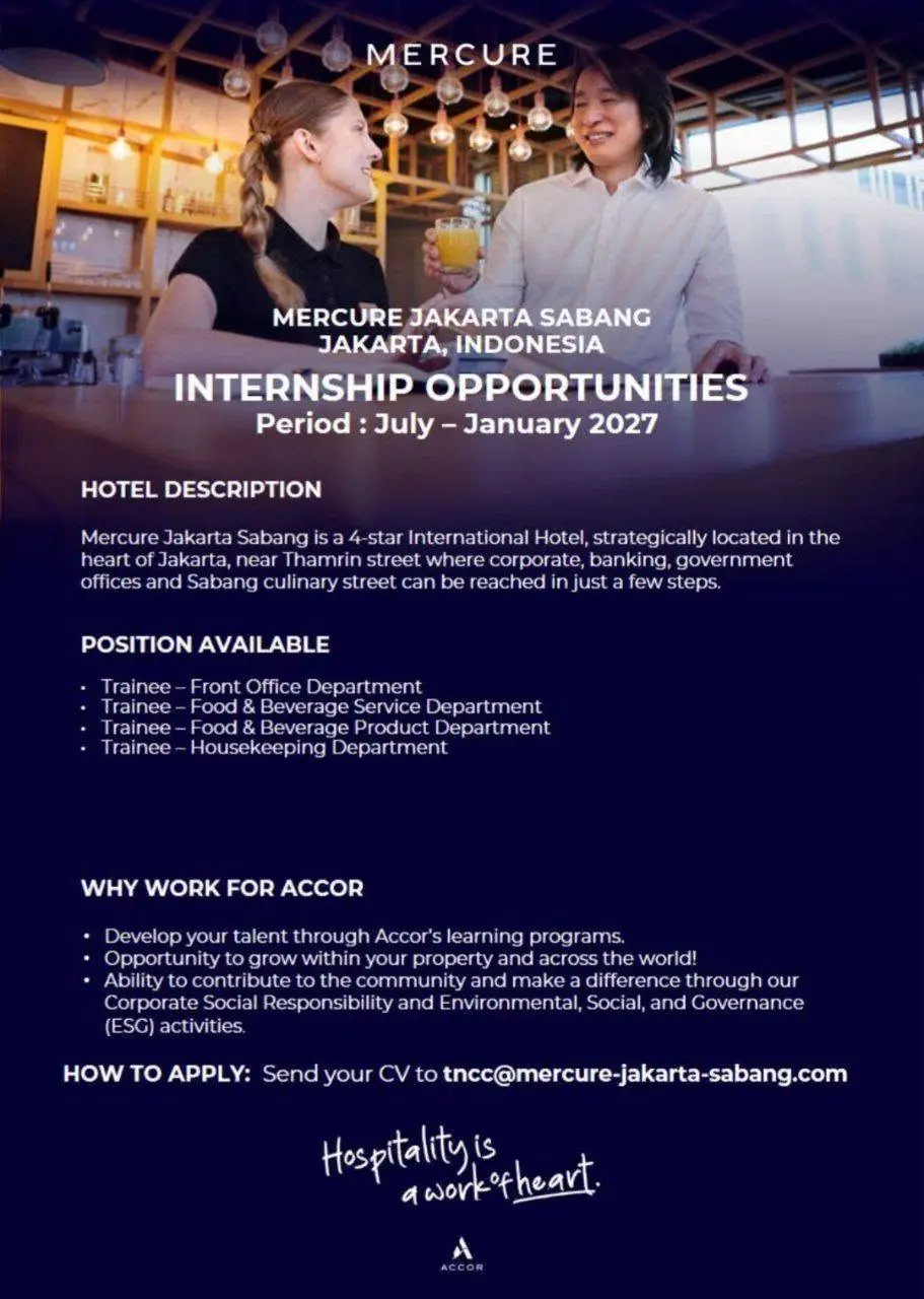 Internship Mercure Jkt