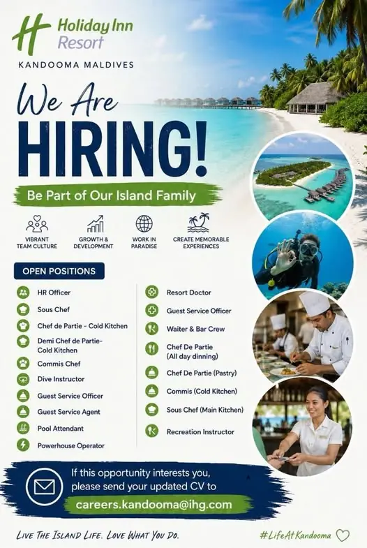 Various Position Holiday Inn Maldives
