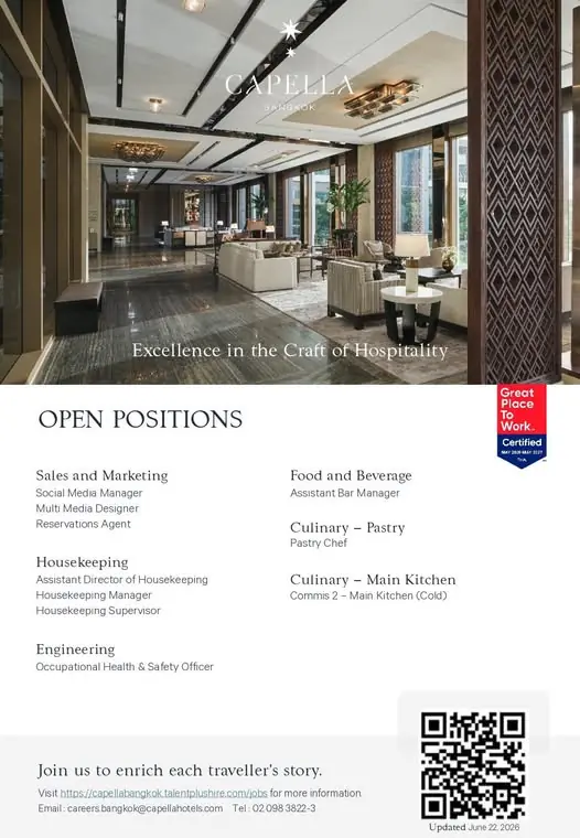 Various Position Capella Bkk
