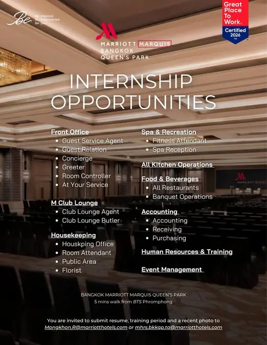 Internship Marriott BKK