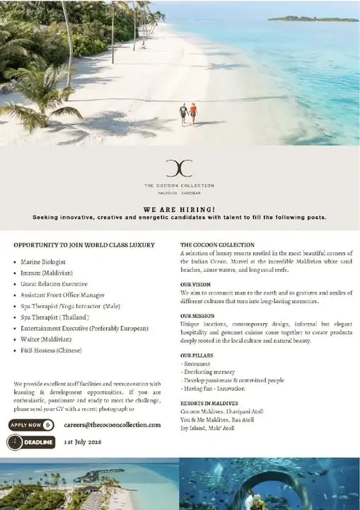 Various Position Cocoon Maldives