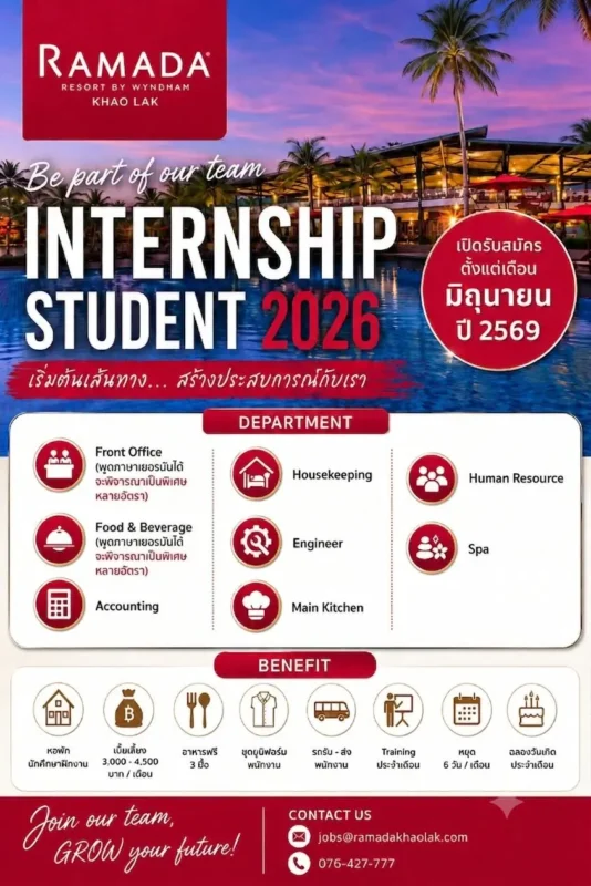 Internship Ramada Kha Lak